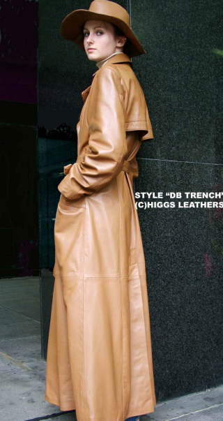 Higgs Leathers | Buy Kathy (Ladies Special Quality leather DB Trench ...